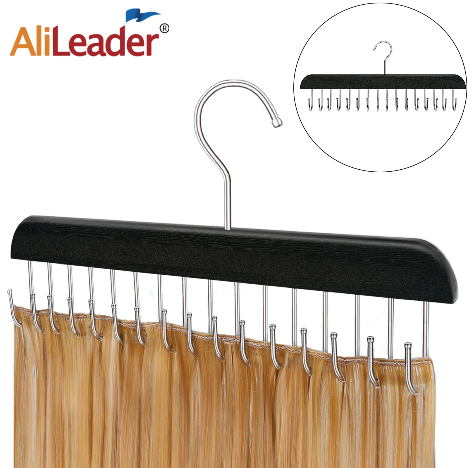 Wig Stand Holder Wig Storage Stand 1Pcs Hair Extension Hanger And Holder Lightweight Hair Extension Hanger For Holds Braiding Storage Tool