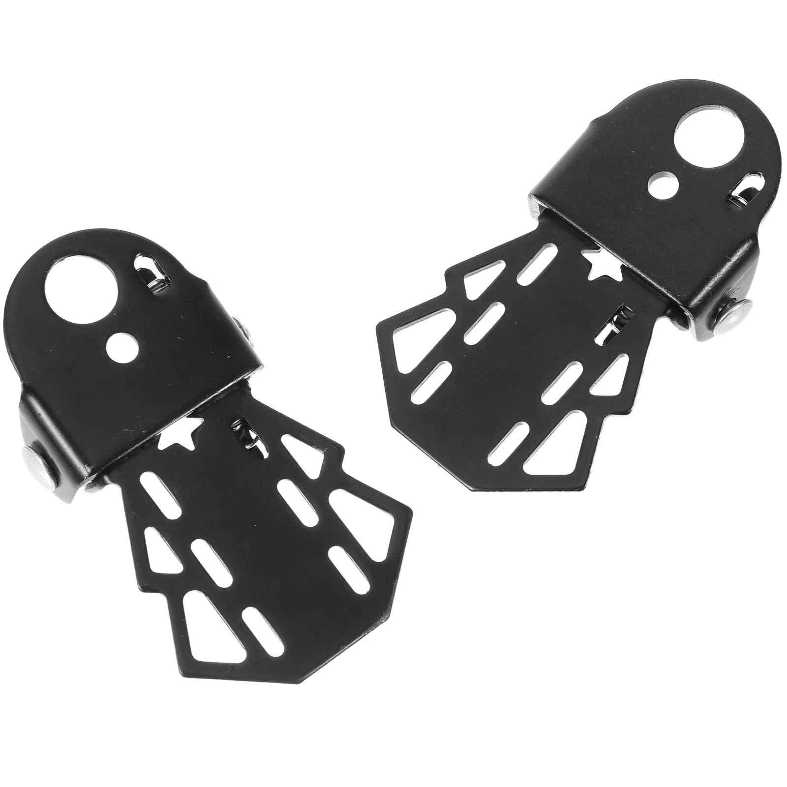 

2 Pcs Foldable Mountain Bike Bicycle Rear Seat Pedals (black) 2pcs Bikes Non-slip