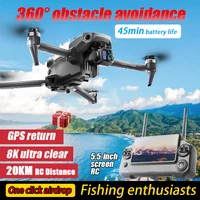 P7 MAX GPS Drone Digital Image Transmission 3-axis Gimbal 8K Professional Aerial Photography With Screen Control Quadcopter Toy