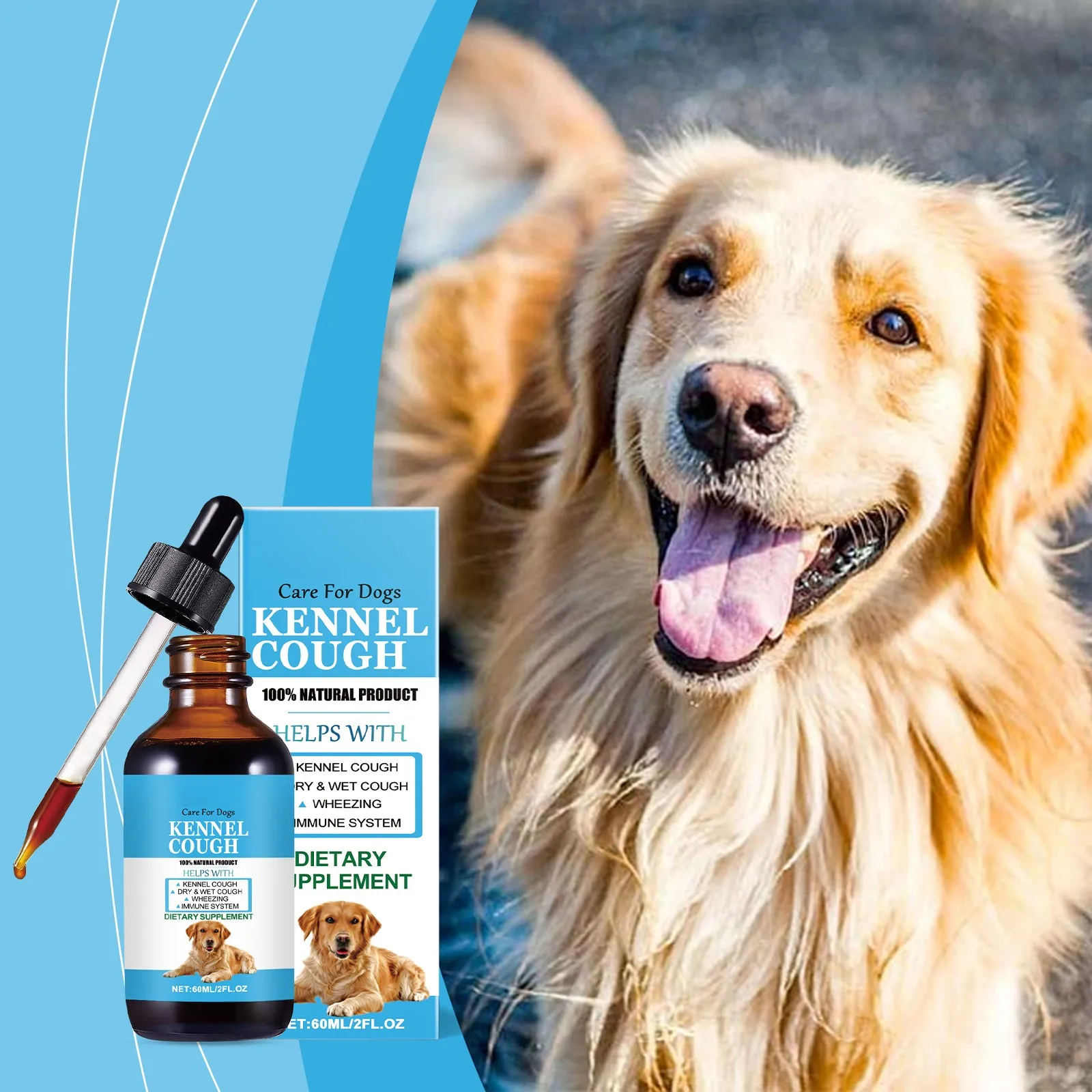 Pet health supplements Yegbong Pet Health Drops Cats Dogs Balanced Nutrition Enhance Puppy Kitten Disease Immunity Multi Vitamin Pet Health Supplements