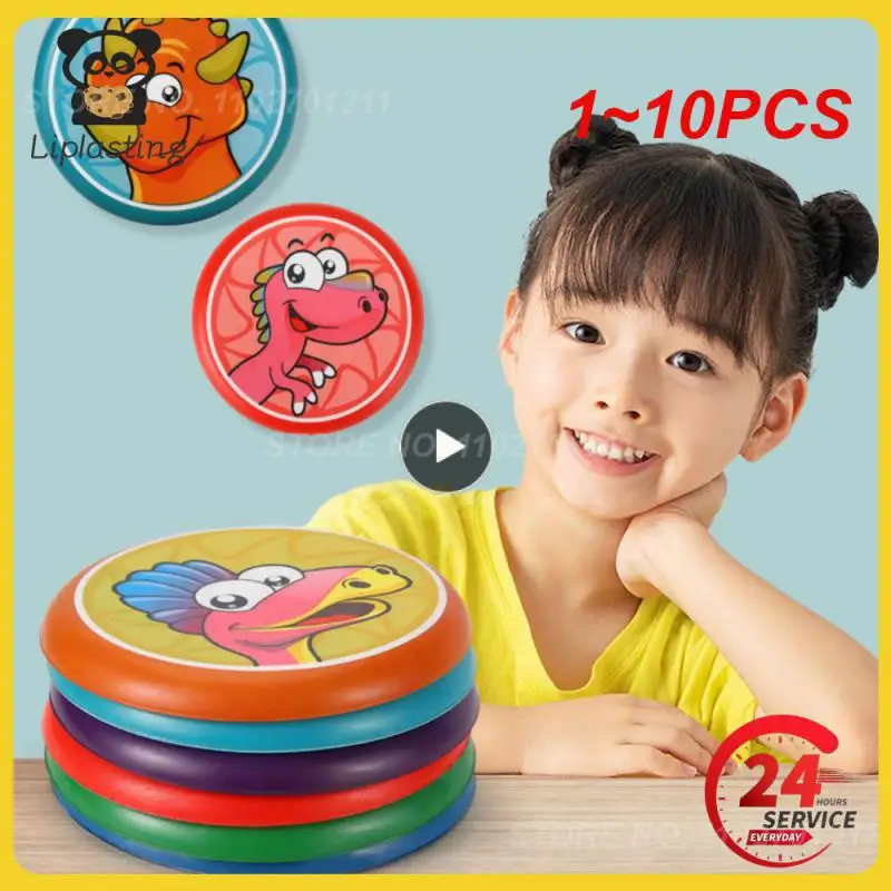 

Уличный летающий диск для детей, Мягкая интерактивная игра родителей и детей, летающая тарелка, игрушка для детей, 1-10 шт.