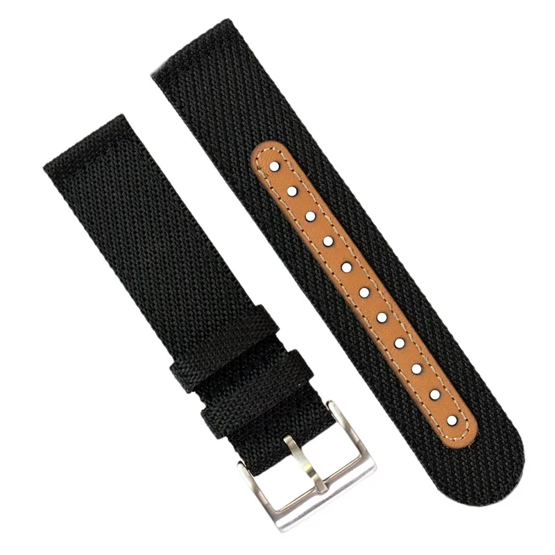 Universal Nylon Leather Woven Quick Release Wristband Strap