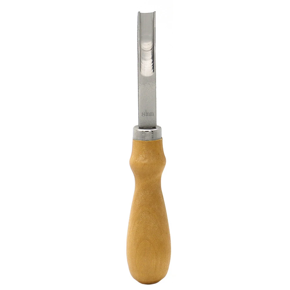 4/6/8/10/12/14/16mm Leather Edge Skiving Beveler Tool Set Wide Mouth Leathercraft Edge Skiving Beveler Leather Trimmer 1pc