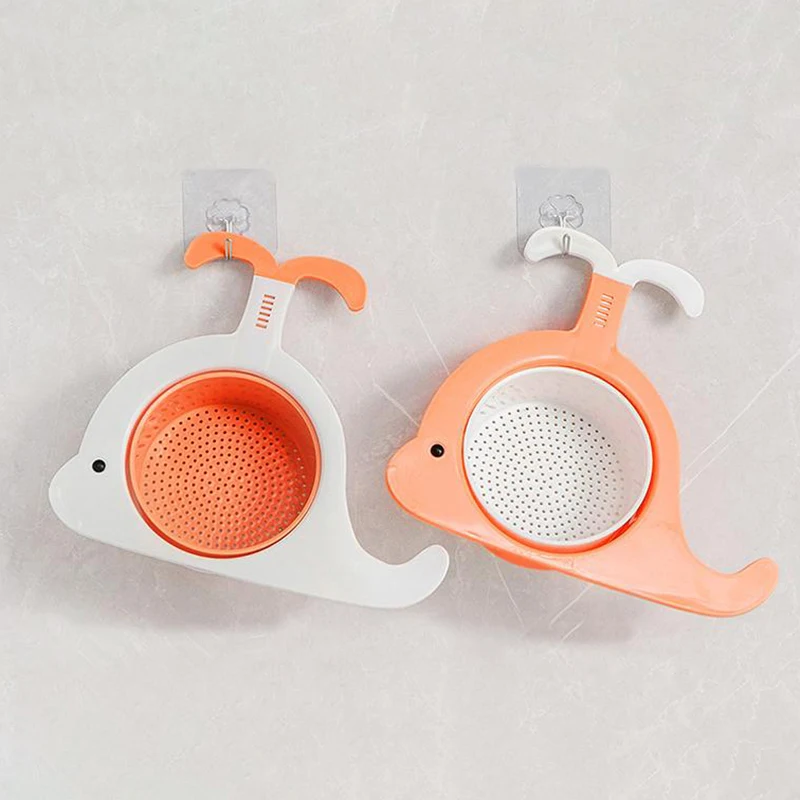 

Kitchen Drain Basket Retractable And Adjustable Dry And Wet Separation Filter Sink Drain Rack Leftover Food Residue Filter