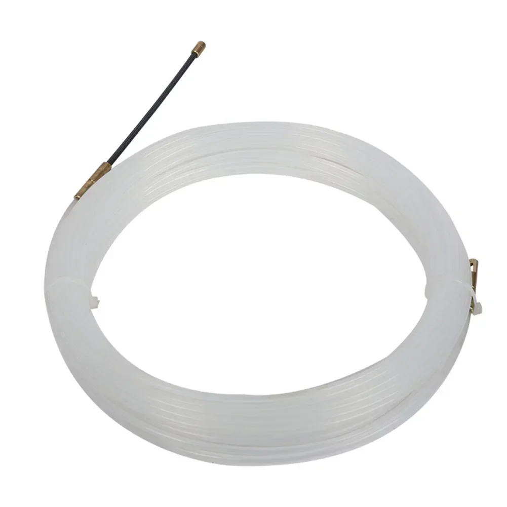 Strong Retractable Cable Aid Flexible Nylon Spring Long 3mm Pull Wire Practical Eyelet Efficient Cable Installation
