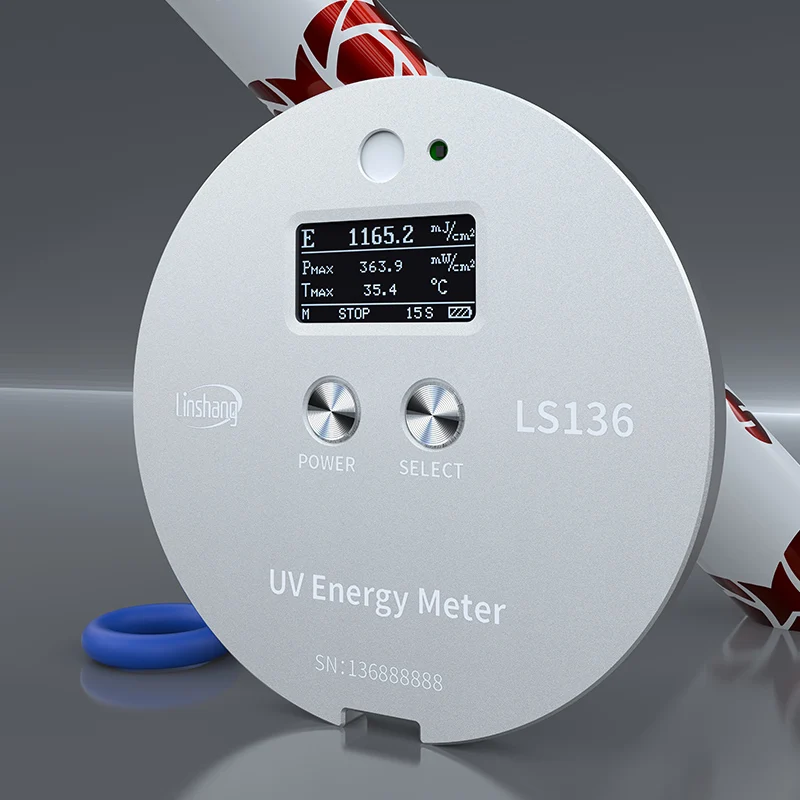 Linshang Ultraviolet Radiometer UV Energy Meter for 365nm Halogen High Pressure Mercury Lamp Curing Exposure Machine LS136 4