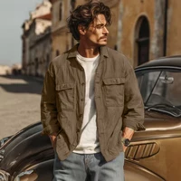 Shirts Men's Quick Dry Long Sleeve Solid Color Shirts Work Cargo Shirts Soft Shell Jackets Men Top New Arrivals CasualComfortabe