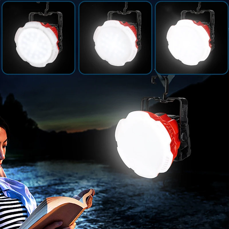 24W 2400LM Portable LED Work Light with Hook For Makita/Bosch/Dewalt/Milwaukee/B