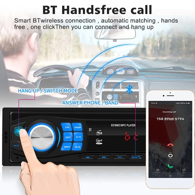 1 Din Car Multimedia Usb Bt Fm Mp3 Player Autoradio Bluetooth Central  Multimidia Radio Automotivo Golf 5 Sistema Inteligente Par - Car Multimedia  Player - AliExpress