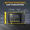 Upgrade Handheld Oscilloscope Kit 1000mAh Portable Mini Digital Oscilloscope 2.5MSa/s Professional DSO152 Small Oscilloscope 5