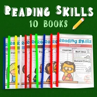 10 books/set English Reading Skills Practice workbook for kids child Exercise book Preschool Learning English Homework worksheet 1