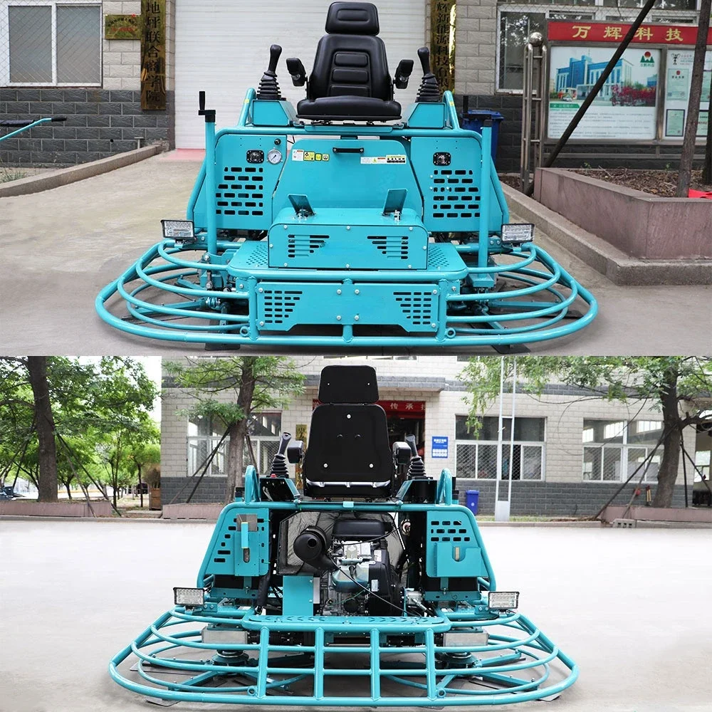 Construction Machine Ride- On Hydraulic Drive Gasoline Engine Concrete Power Trowel For Sale