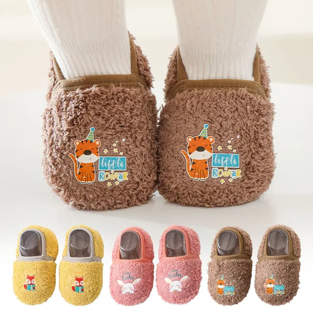 Cozy and stylish baby slippers