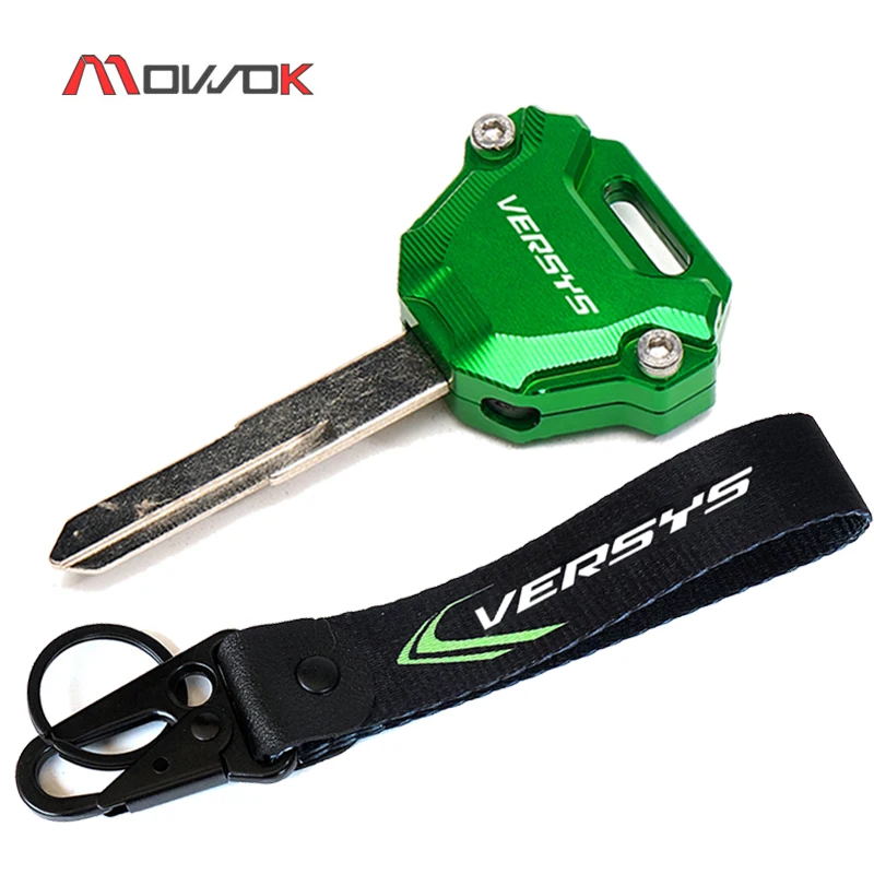 For Kawasaki VERSYS 1000 650 cc Versys650 cc VERSYS1000 2012-2023 Motorcycle Key Chain (Without Chip) Key Case Cover Key Shell