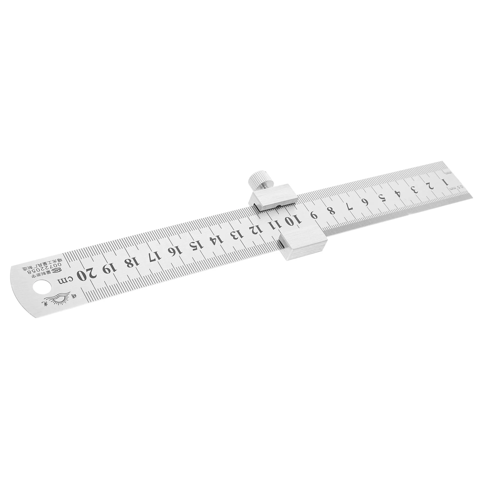 

Steel Ruler Positioning Block Mechanic Tools Measurement Metric Metal For Office Stainless Drawing Cutting