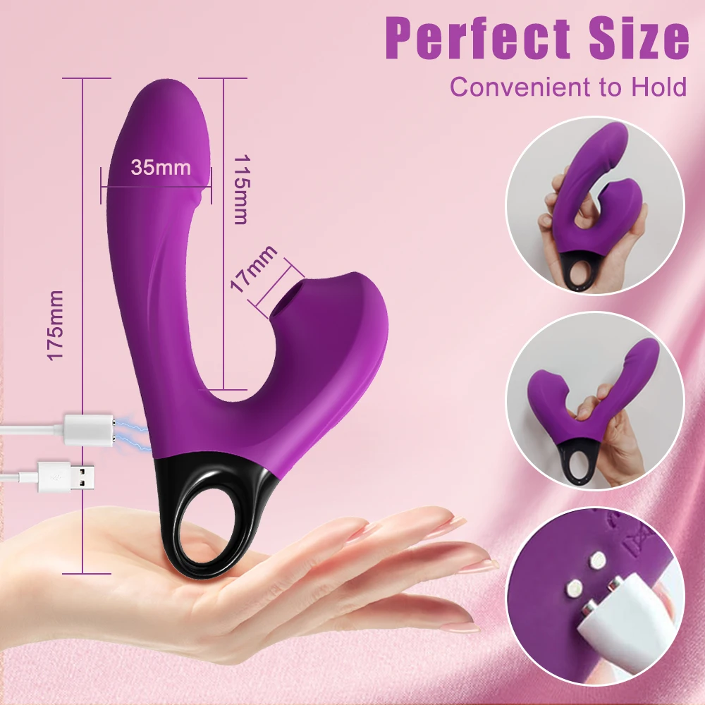 Jouets sexuels puissants à succion 15 modes Vibromasseurs godes puissants Stimulateur de clitoris du point G féminin_voghion.com