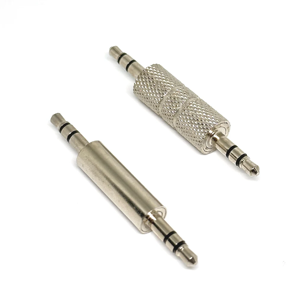 

100 шт./лот 3,5 мм стерео аудио адаптер штекер-штекер 3,5 разъем для наушников Профессиональный для Bluetooth Автомобильный аудиоразъем AUX