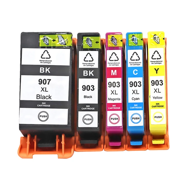 New upgrade 903 903XL compatible ink cartridge for hp Officejet Pro 6950  6960 6961 6963 6964 All-in-one Printer, hp 903XL 907XL - AliExpress