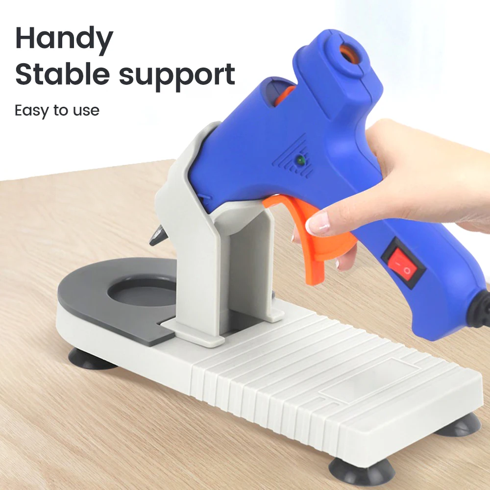 Glue Gun Base Hot Melt Glue Gun Bracket Home DIY Repair Tools Heating Hot Machine Base For SD-E/SD-A601K/SD-804/HK-965/SD-A