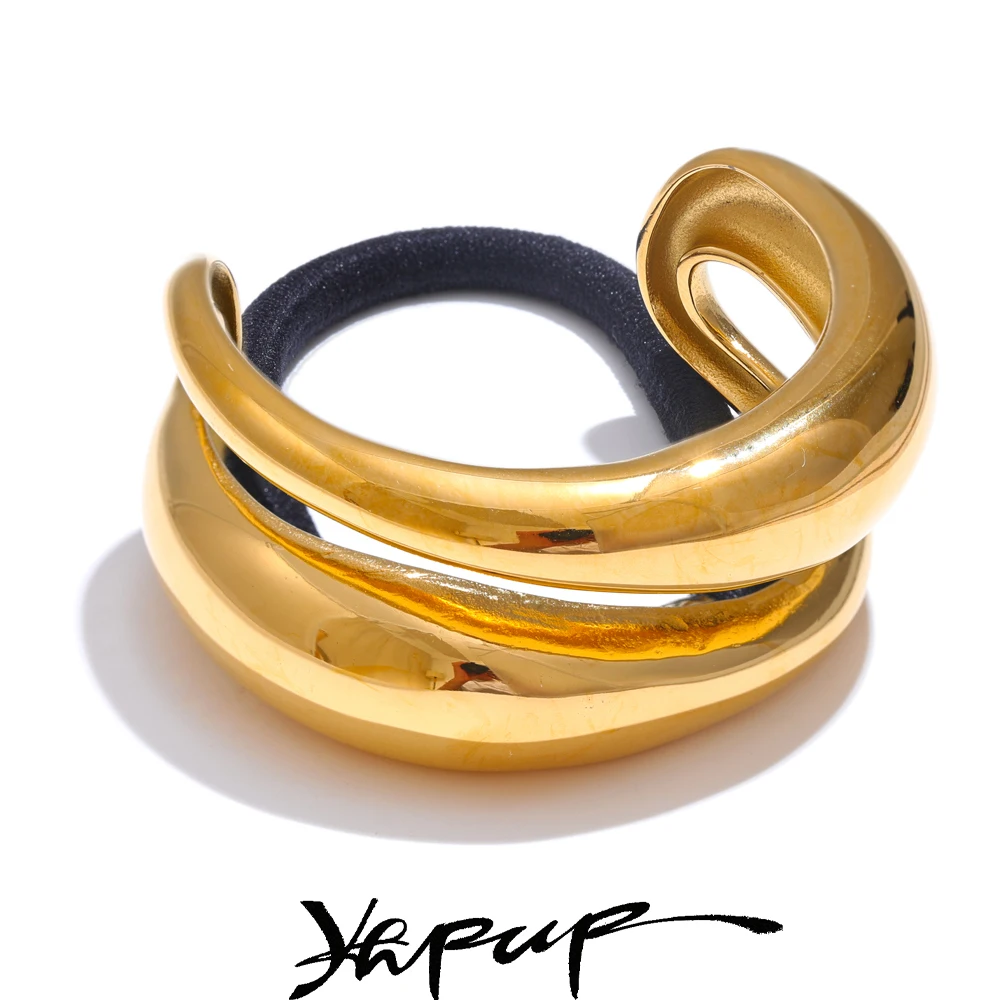 Yhpup ​ 316L Edelstahl Guss Technologie Erwachsene Haar Zubehör Mode Wasserdichte Haarnadel Stirnband Schmuck Geschenk