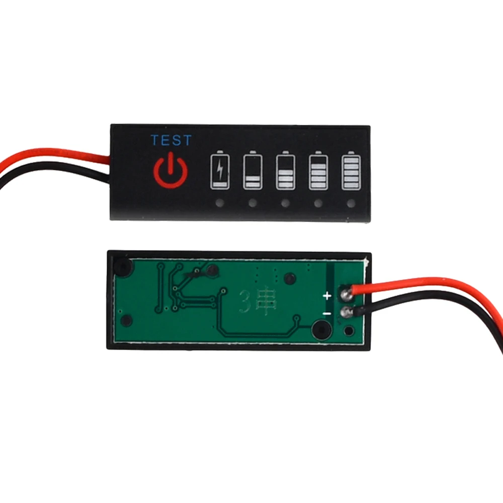 Li-Ion-Batterie-Prozentsatz-Anzeigetafel 1/2/3/4/5/6/7S Lithium-Batterie-LED-Anzeigemodul mit Anti-Reverse-Anschluss – Detail 3