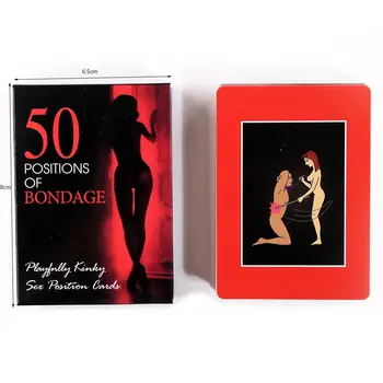 50/Set Sex Games For Couple Adult Erotic Toy Sexual Position Cards Erotics Gadgets Romance Sexy Gambling Entertainment Positions 2