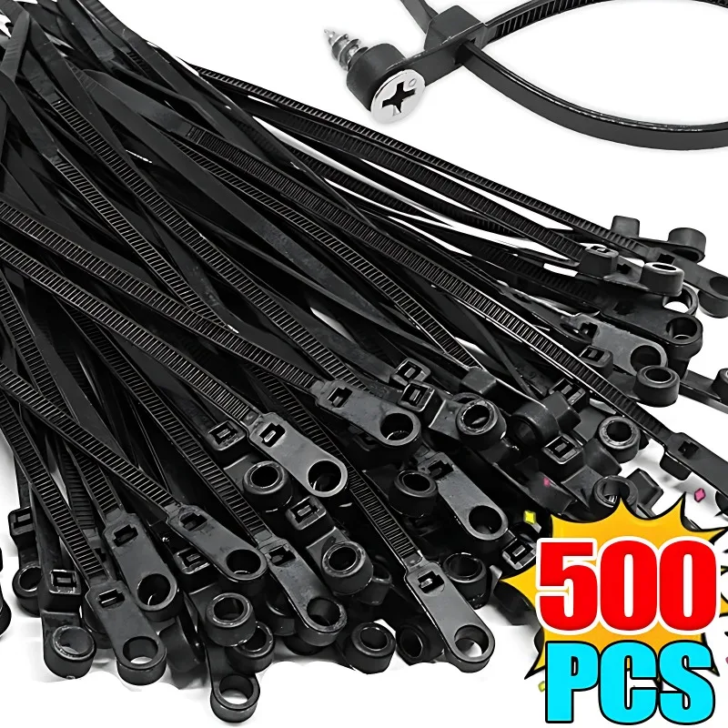 Nylon Universal Cable Tie Buckle For Car 100-Pack Heavy Duty Nylon