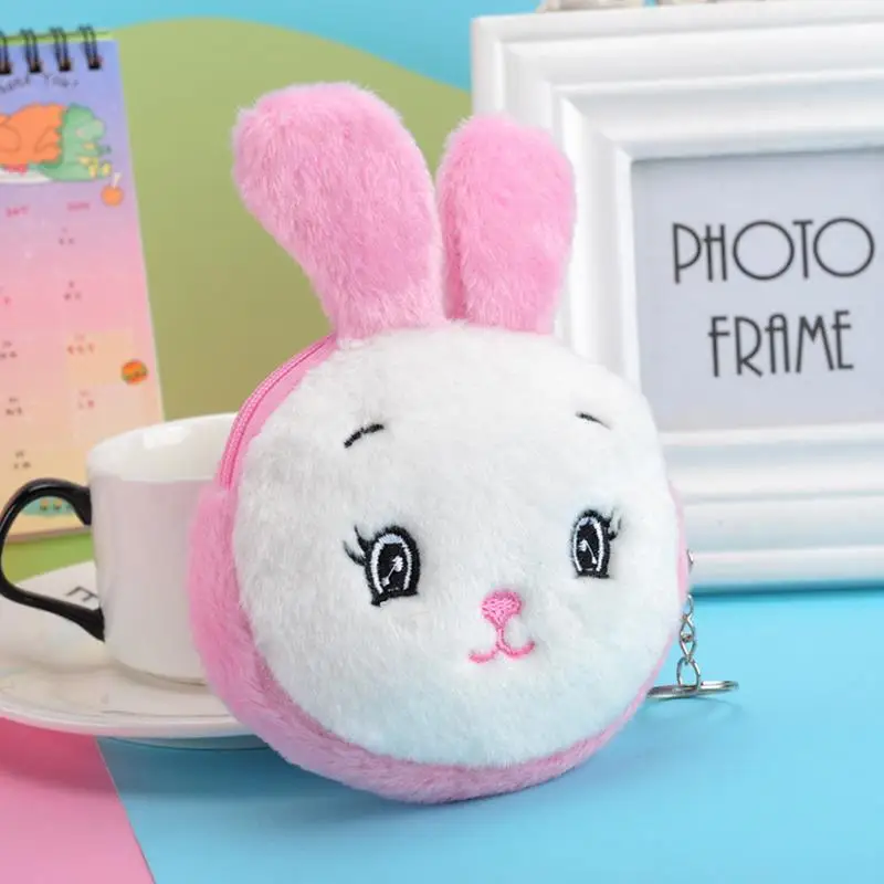 Coin Purse Plush Animal Shape Mini Wallet Women Accessories