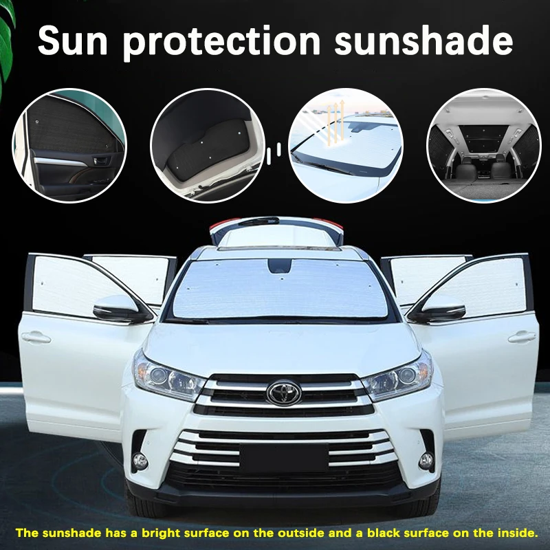 Car Sunshades For Voyah Free Rabdan One ~ Anti-UV Sunscreen Protect Window Privacy Sun Visor Full Coverage Accessories