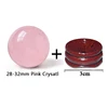 28-32mm pink crystal