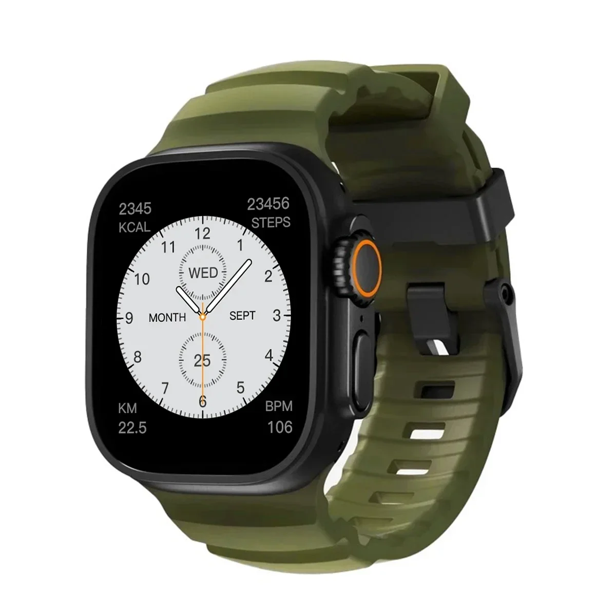 ตัวเลือกสินค้า สายรัดข้อมือซิลิโคนสปอร์ต สำหรับ Apple Watch ทุกรุ่น
