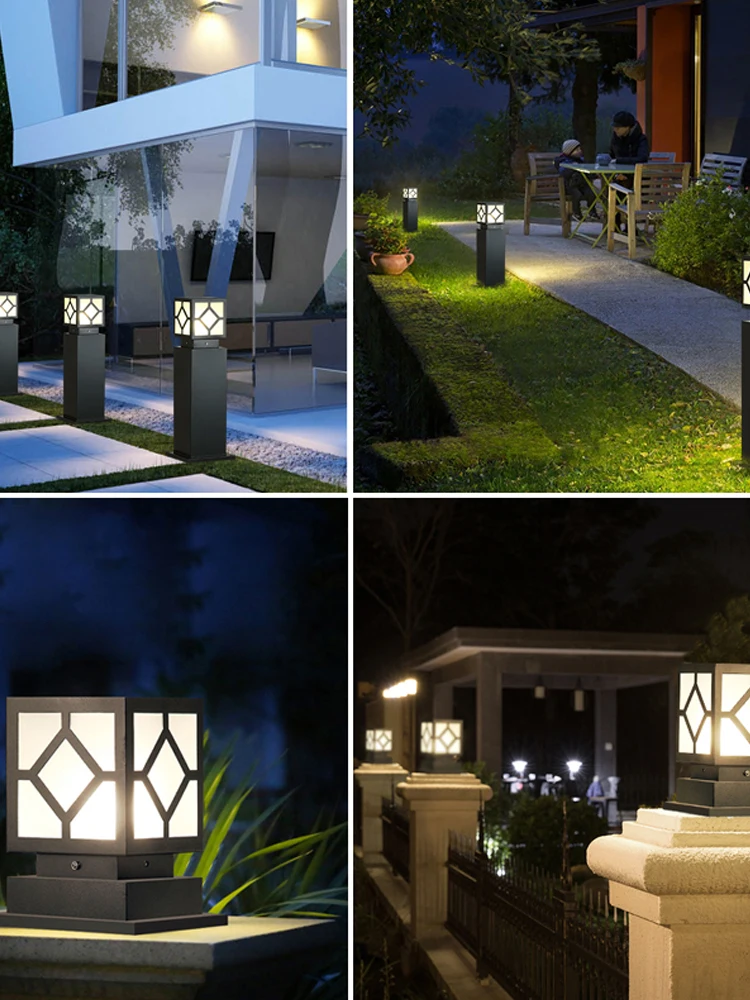 

Solar lamp outdoor garden lamp lawn lamp park lamp garden villa column lamp