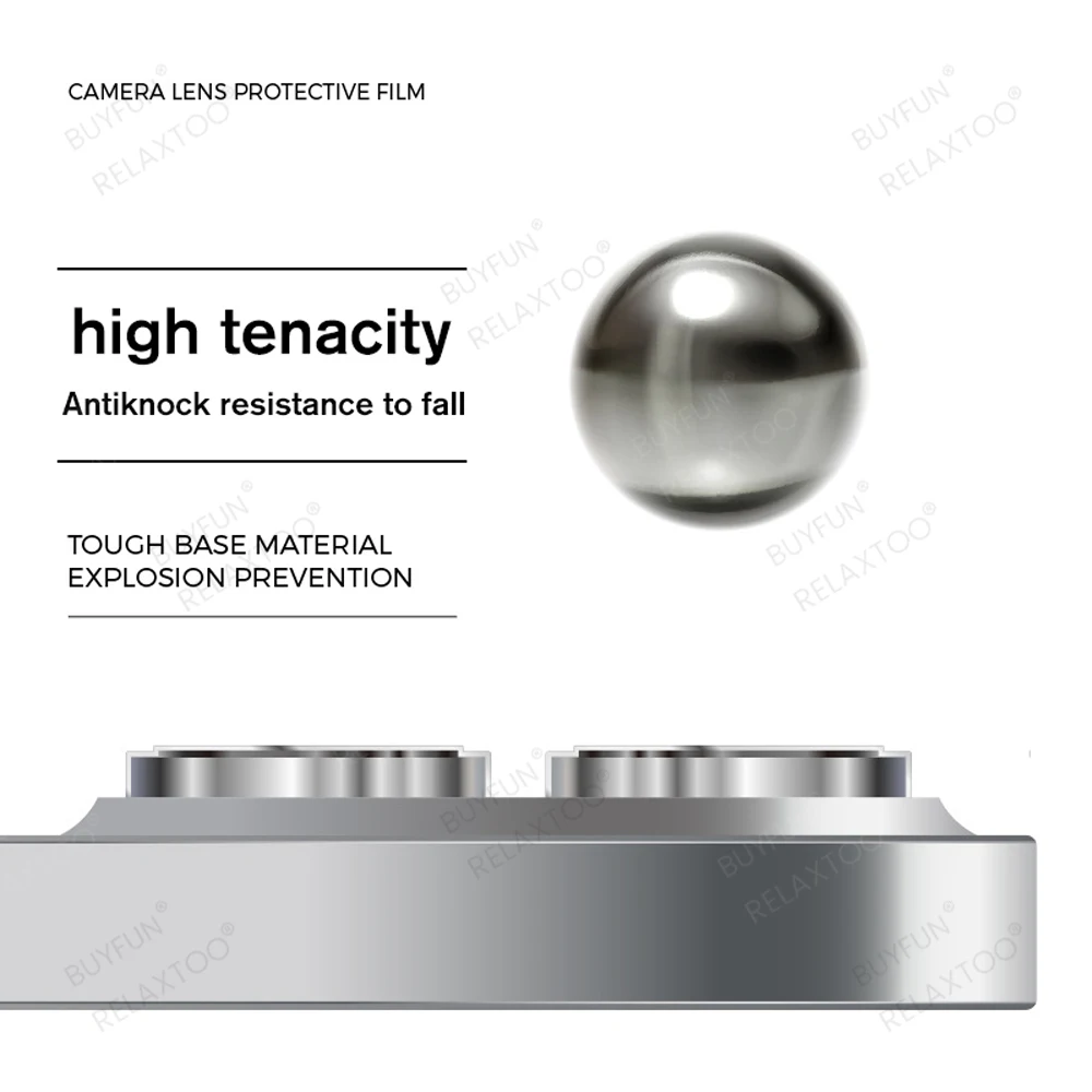Eagle Eye Lens Ring Cover - Aluminium Alloy 3D Glass Camera Protector