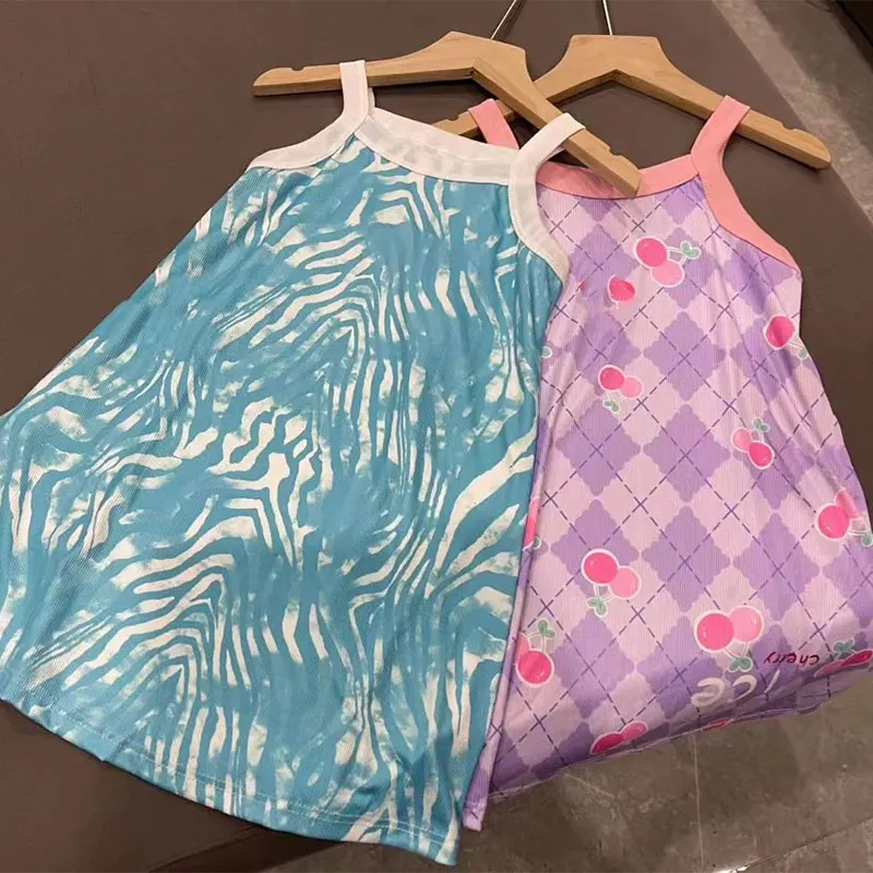 ملابس نوم قطنية برسومات كرتونية للأطفال البنات 6