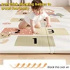 Baby Play Mat, Foldable & Waterproof Play Mat for Floor, Reversible Foam Playmat for Babies and Toddlers Infants, Crawling Mat 2