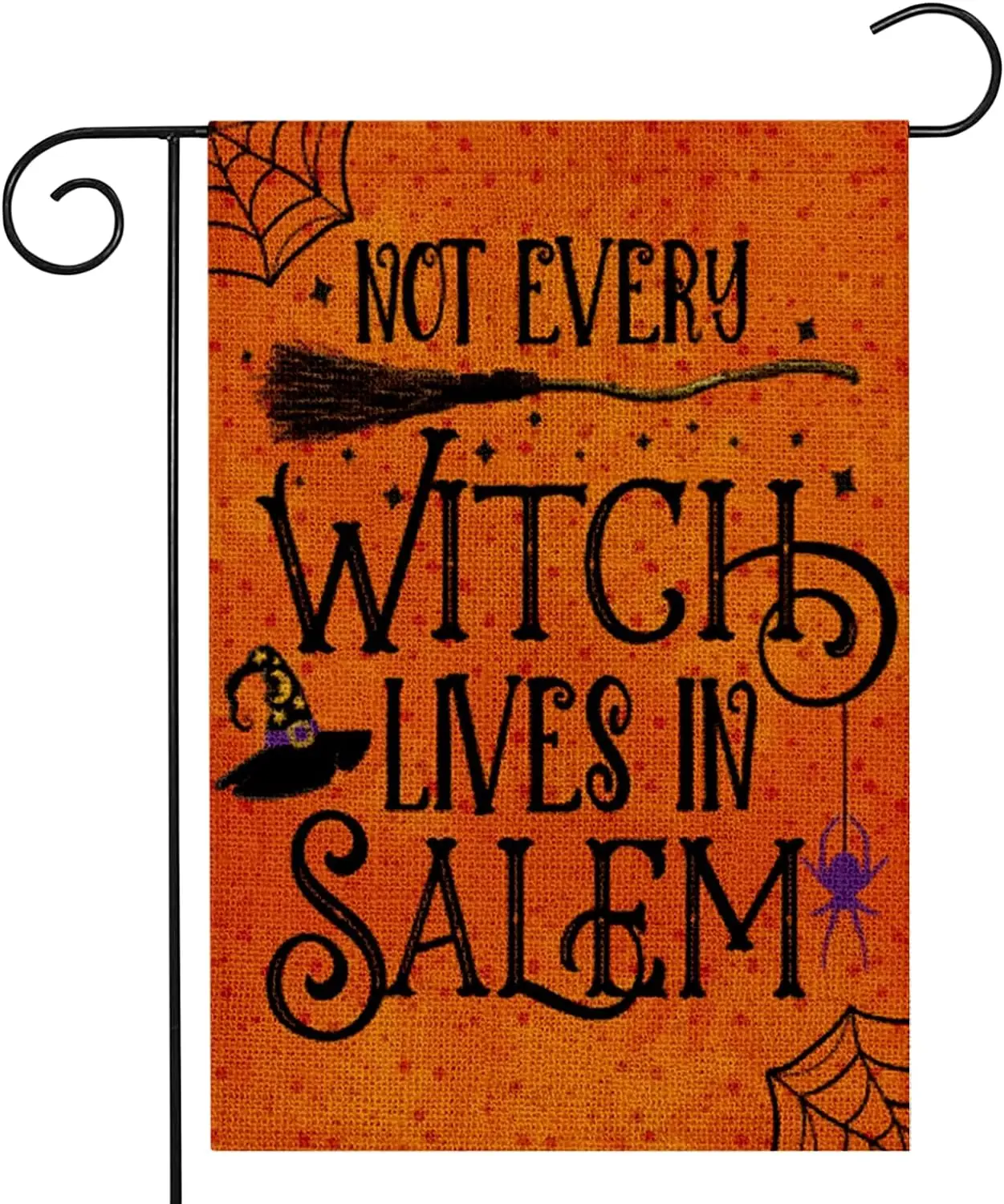 

Not Every Witch Lives in Salem Garden Flag Halloween Garden Flag Halloween Decorations Outdoor Decor Spooky Room Decor 12x18in