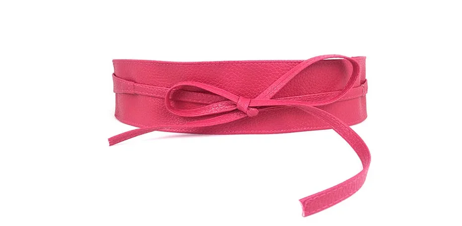 2020 New 12 Colors Women Belts Wide Belt Female Self Tie Obi Cinch Waistband Belts for Women Wedding Dress Waist Band Present