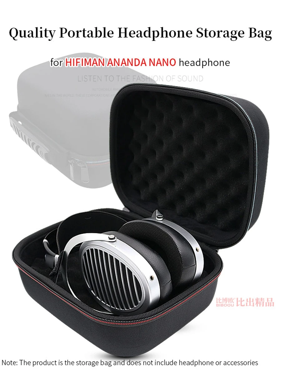 Hard EVA Storage Bag for HIFIMAN ANANDA NANO Portable Headphone Box ANANDA Headset Travel Carrying Case
