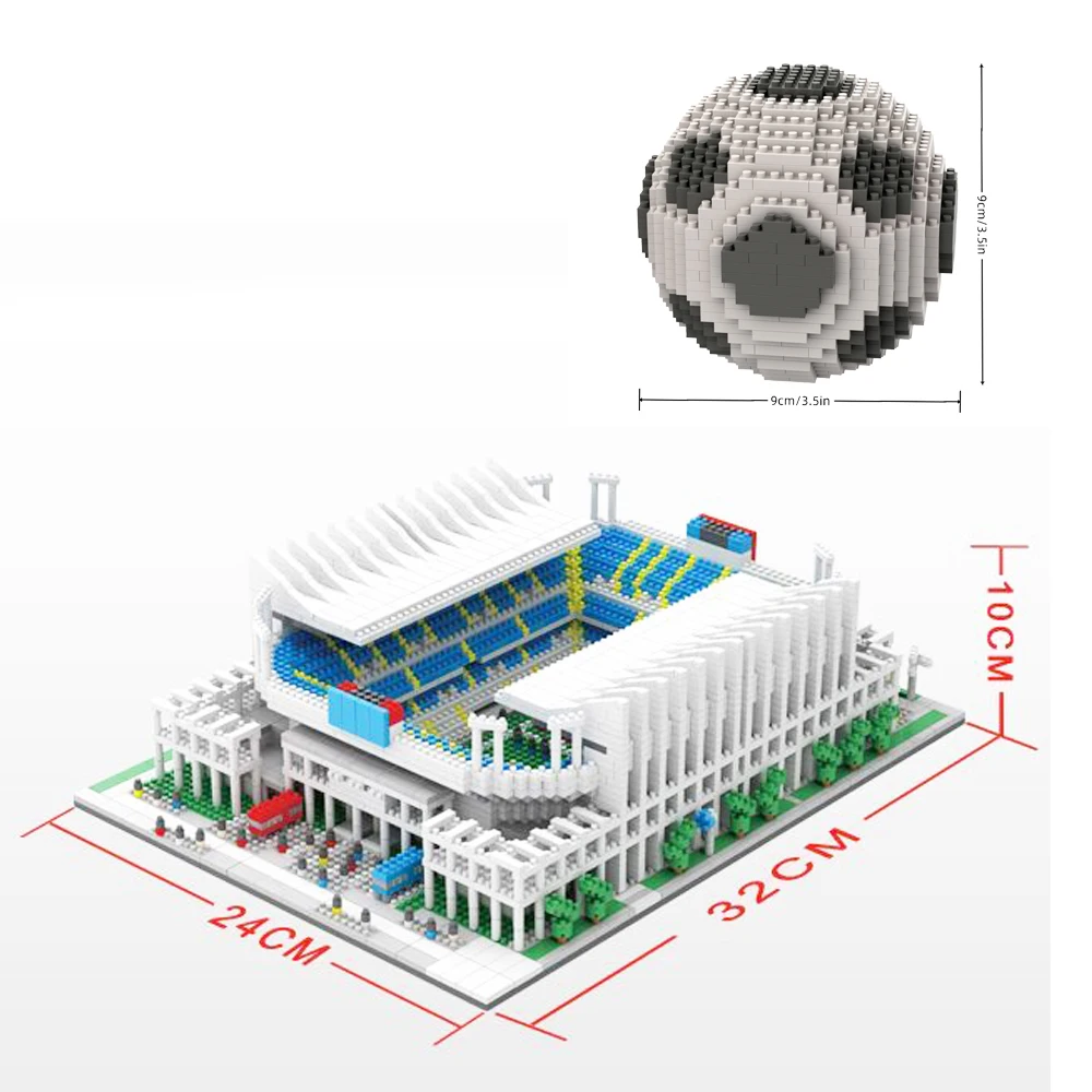 Kadele Soccer Ball - Set Mattoncini Costruzione 437 pezzi