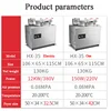 Gas Vertical Pressure Fryer 35L Large Capacity Pressure Commercial Stainless Steel Electric Heating  Fried Chicken Equipment 5