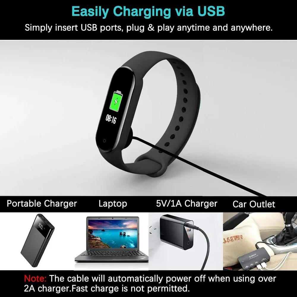 Magnetic Charger For Xiaomi Mi Band 8 7 6 5 4 3 USB Charging Cable for MiBand 2 Charging Cable Wire for Smart Bracelet Chargers Best Sellers In Consumer Electronics