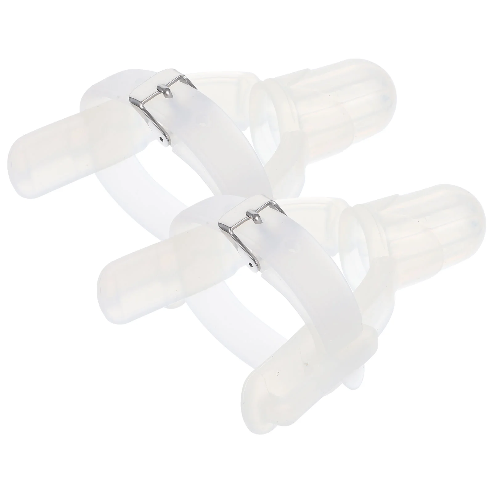 

2pcs Thumb Guard Silicone Finger Protector Adjustable Wearable Anti Bite Cover Forefinger to Stop Infant Babies Finger