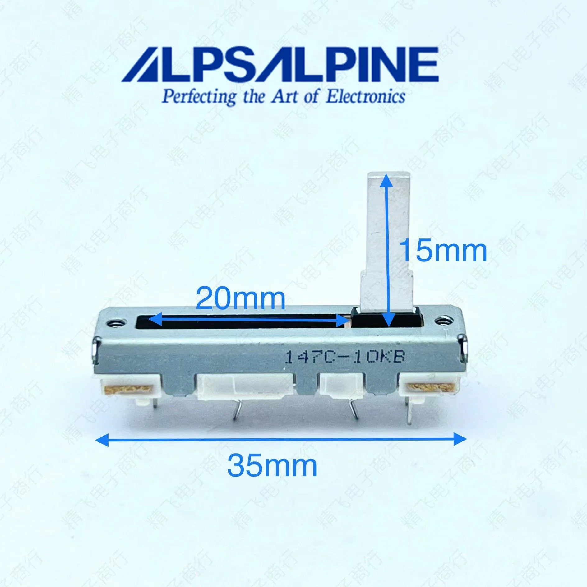 Linear Potentiometer 1pcs Alps 35MM Single RS20111A6A05