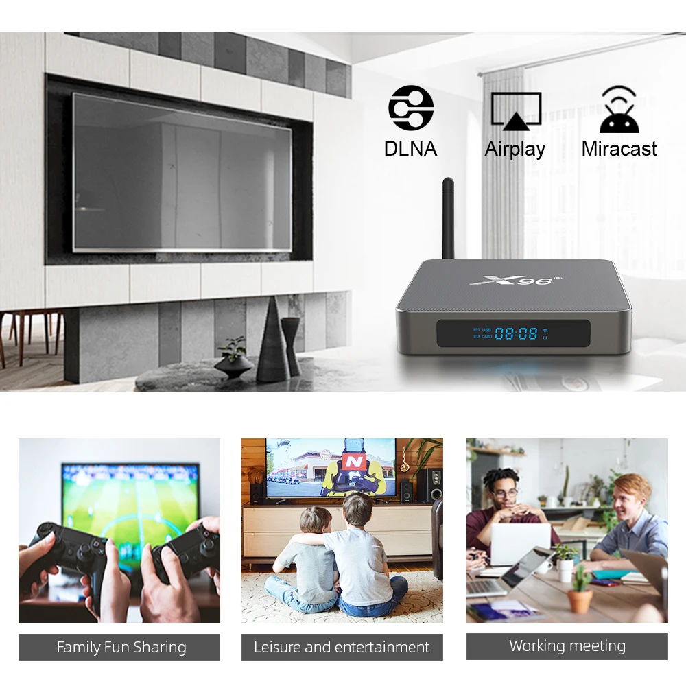 Smart TV BOX X96 X6 Android 11 RK3566 8G 64G 4G 32G 2.4/5G Dual Wifi 1000M BT 4K 8K Google Youtube Media Player Set Top Box