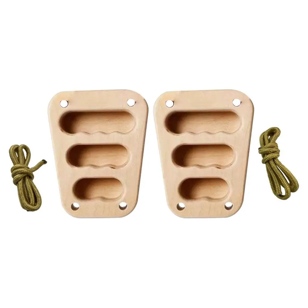 Climbing Hangboard Finger Strengthener Building Core Strength with Hanging Ropes