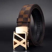 Luxury Brand Men Belt High Quality Leather Business Designer famous Belts for men Jeans Strap Male Metal Buckle belt