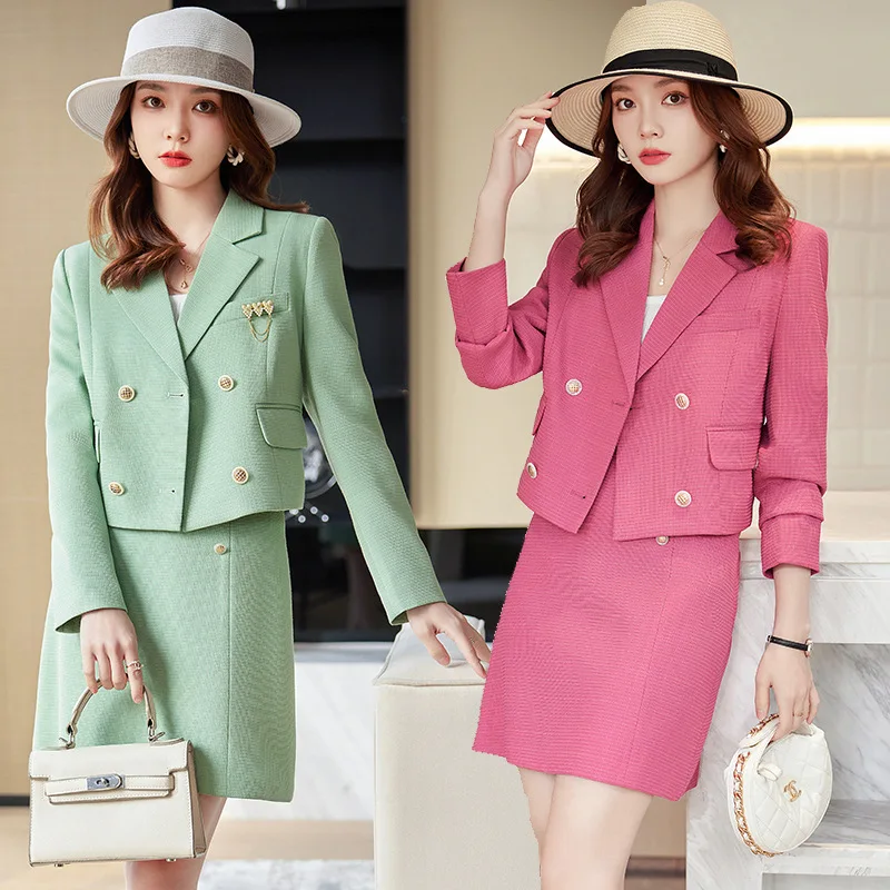 

Business Suit Women's Fashion Temperament Goddess Style 2023 New Small Business Suit Coat Internet Celebrity Live Fried Street S