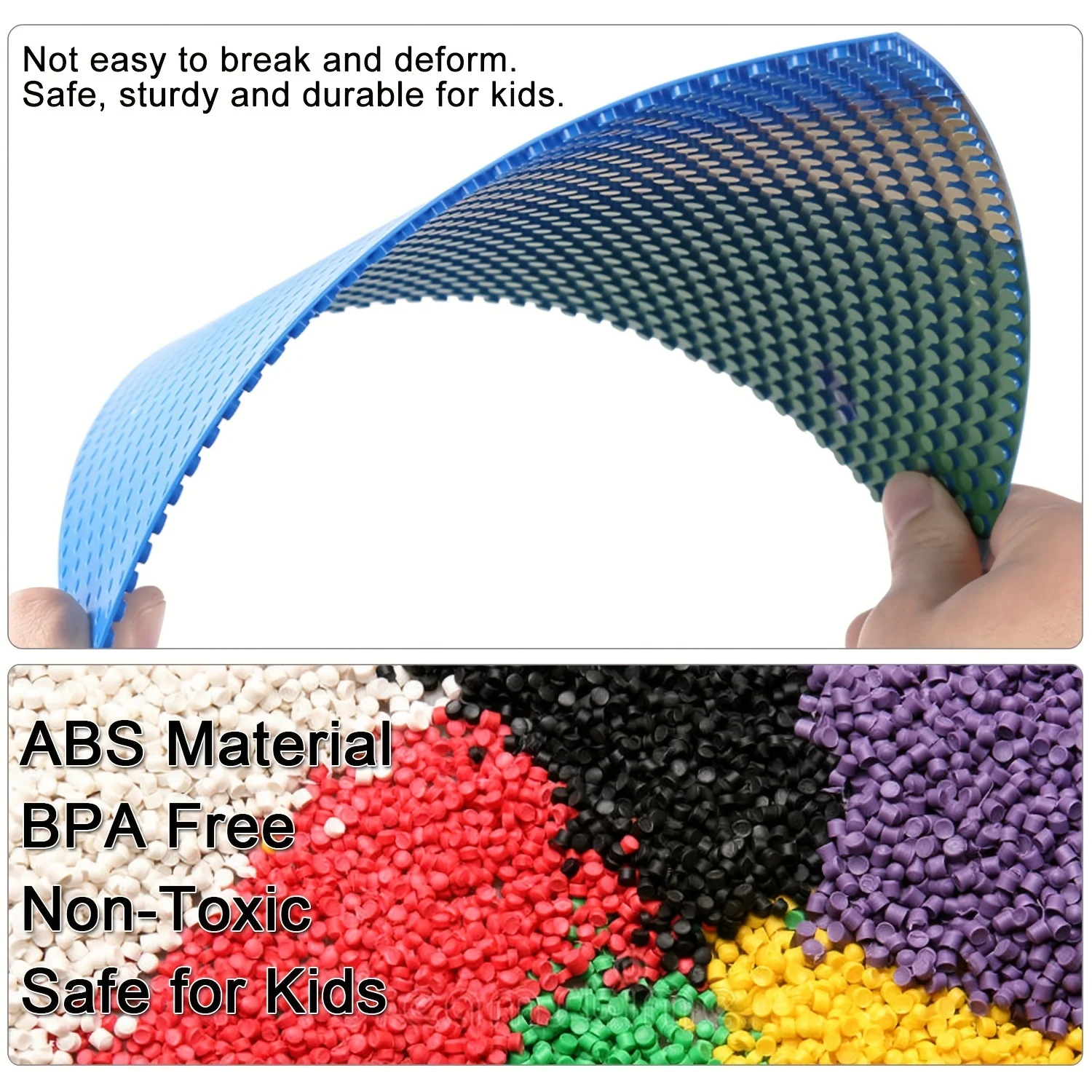 32X32 dots Island Grassland Building Blocks Baseplate Set 1 PC Small particles Seabeach Long Beach Desert grass Kids Toys
