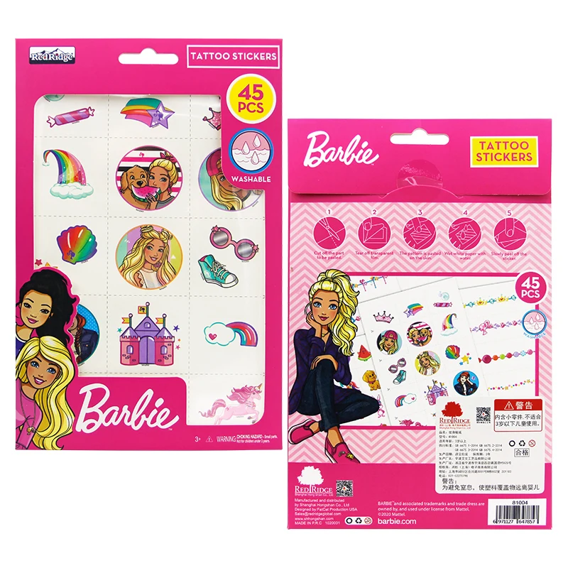 Barbie Shiny Shake Sticker Kawaii Animei 3D Diy Cute Decoration ...