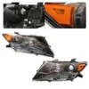 Pair Halogen Headlights Black Headlamps Fits 2009 2010 2011-2016 Toyota Venza 114-50933L, 114-50931R 1